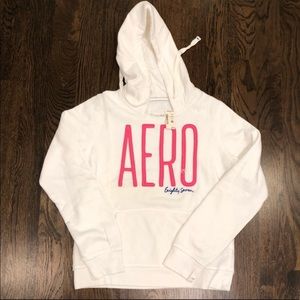 Aeropostale White hoodie- LARGE size